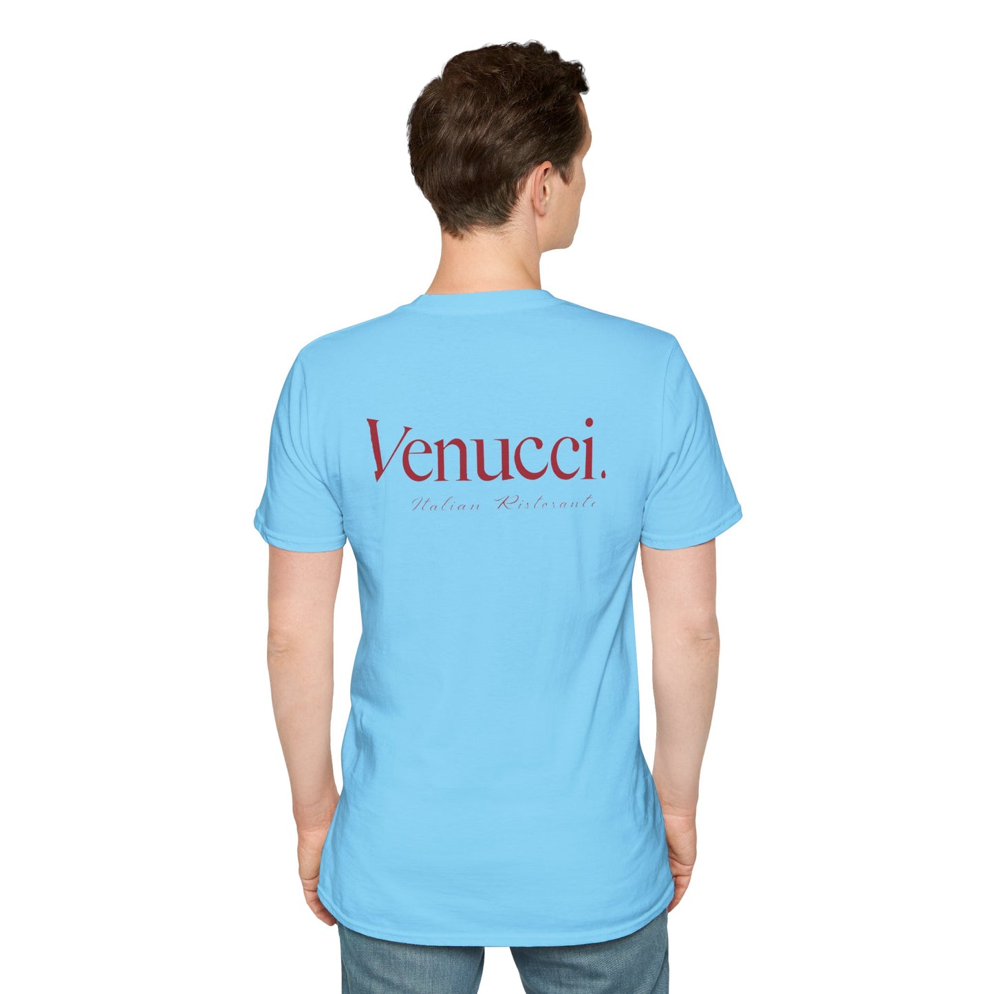 Venucci Classic Logo Unisex T-Shirt, Vintage Style Tee, Georgia Souvenir Shirt, Casual Wear, Gift for Friends and Family