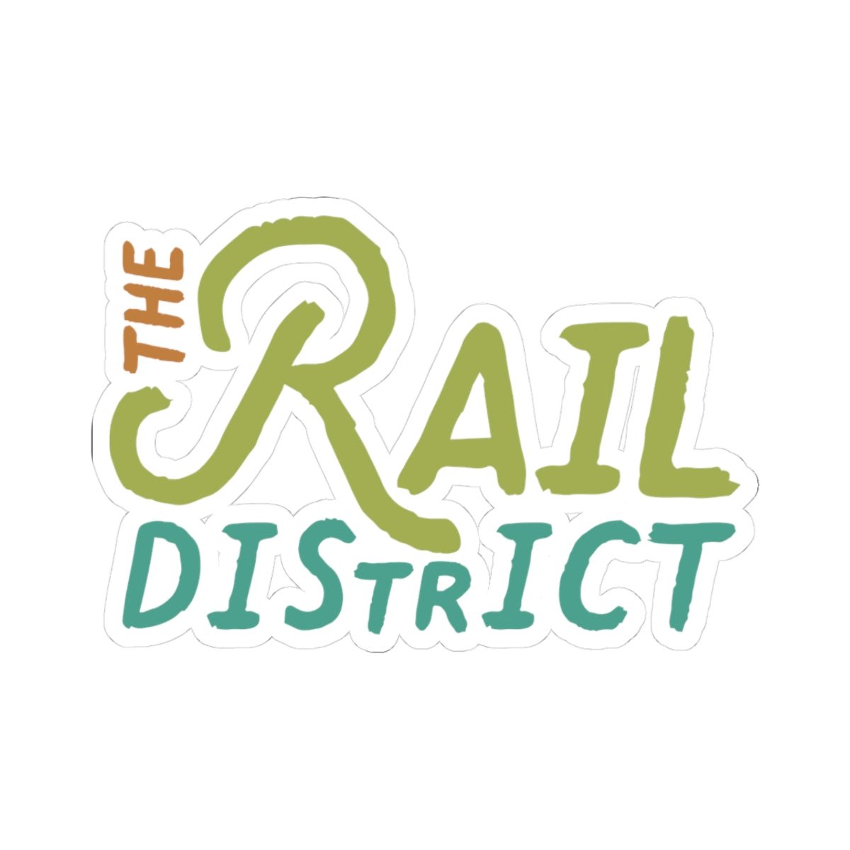 The Rail District Kiss-Cut Stickers