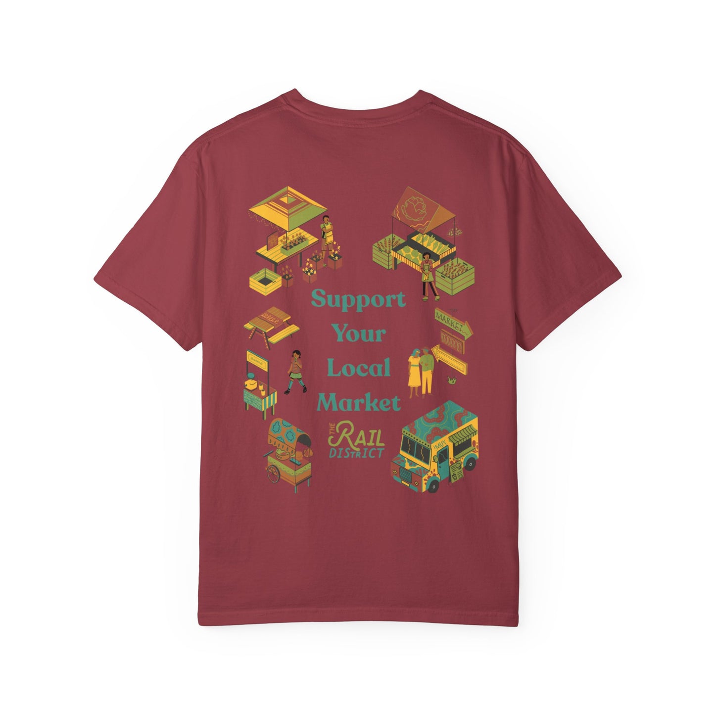 Support Your Local Market - Market at Rail District- Unisex T-Shirt