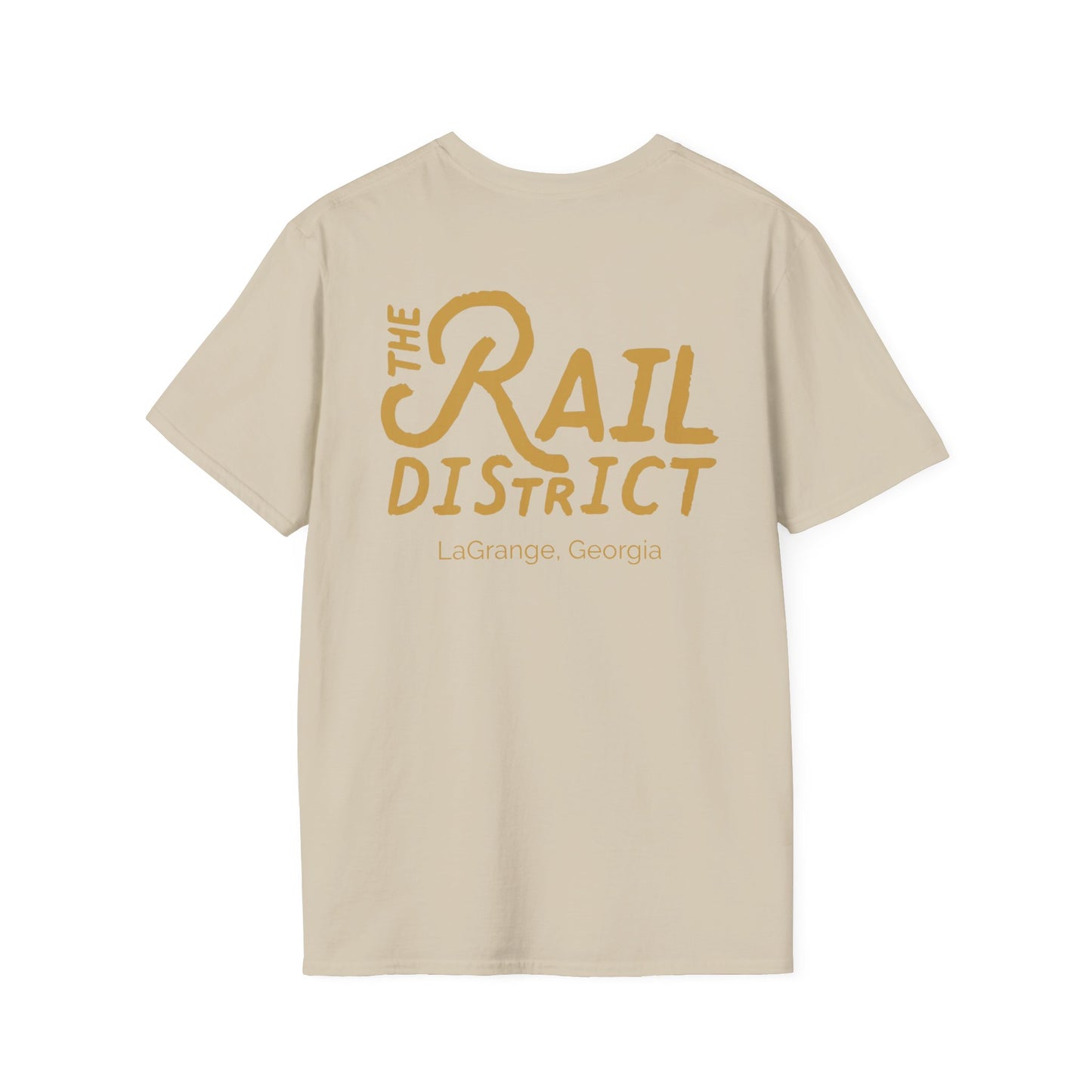Rail District Unisex T-Shirt, Vintage Style Tee, Georgia Souvenir Shirt, Casual Wear, Gift for Friends and Family