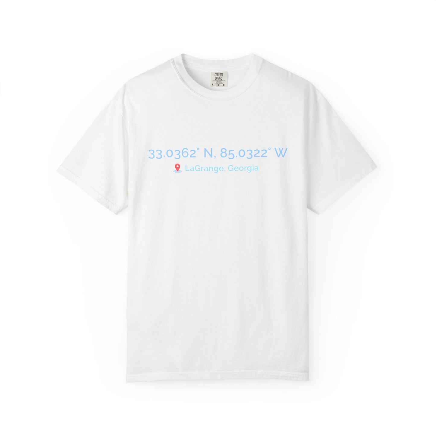 Downtown LaGrange - GPS/QR CODE Blue - T-Shirt