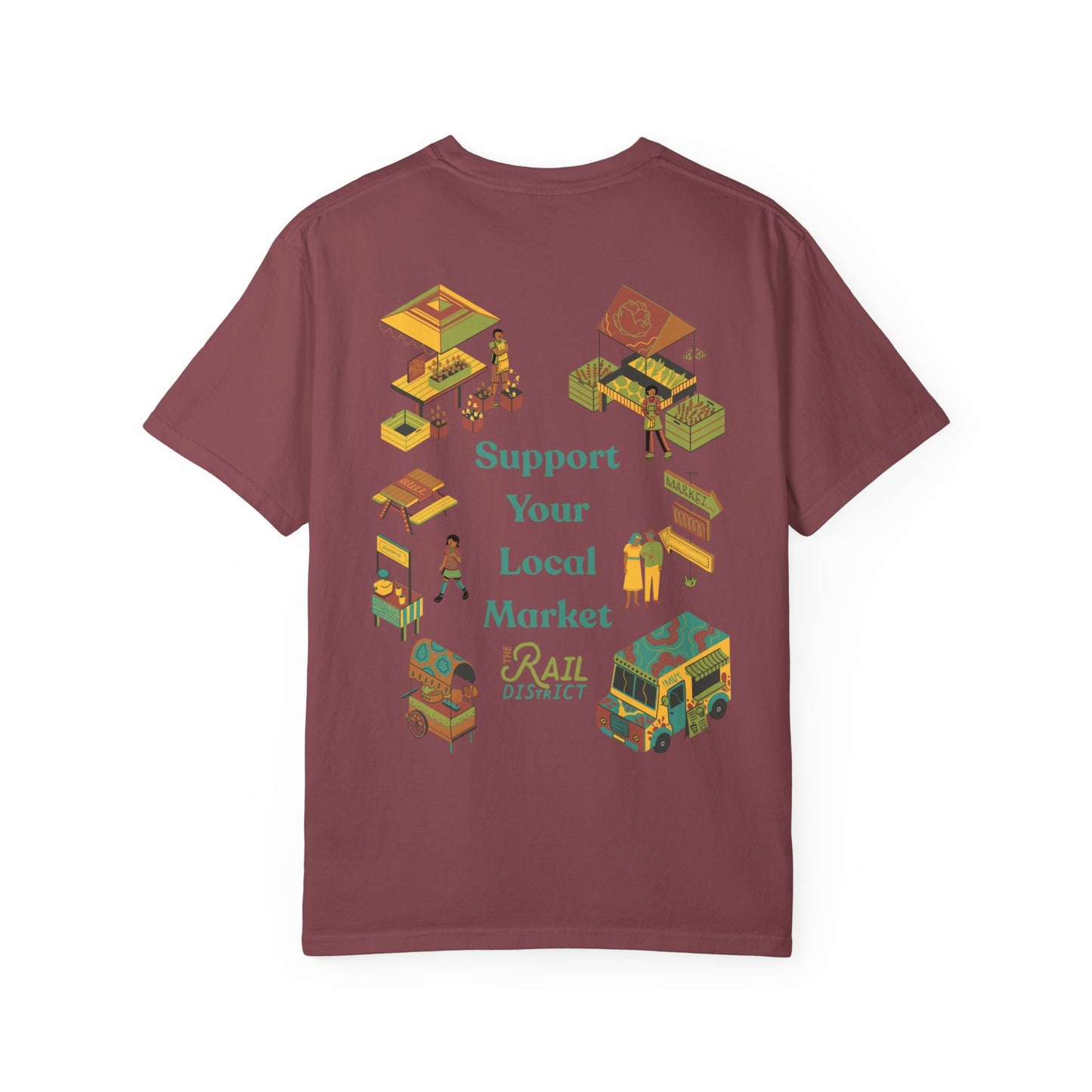 Support Your Local Market - Market at Rail District- Unisex T-Shirt