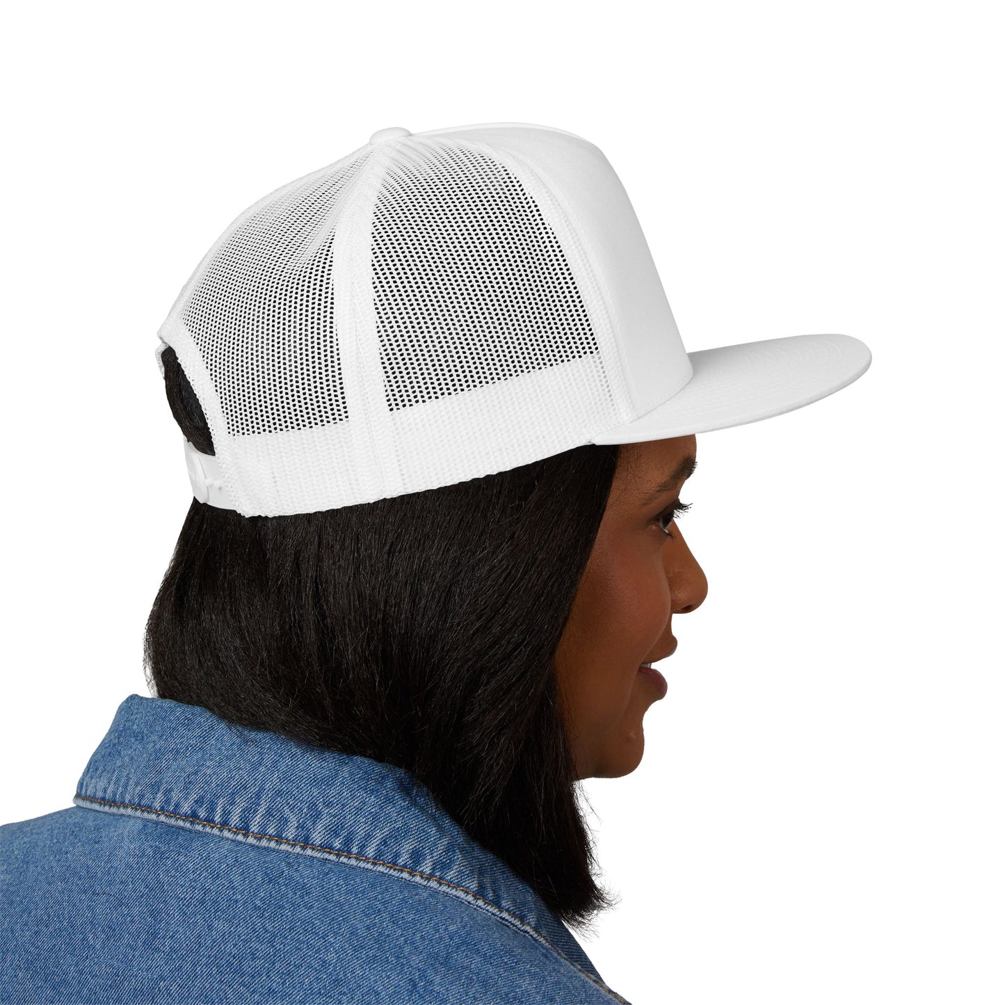 Stylish Embroidered 5 Panel Trucker Cap - Perfect for Casual Outings, Outdoor Adventures, Birthdays, Festivals, and Everyday Wear