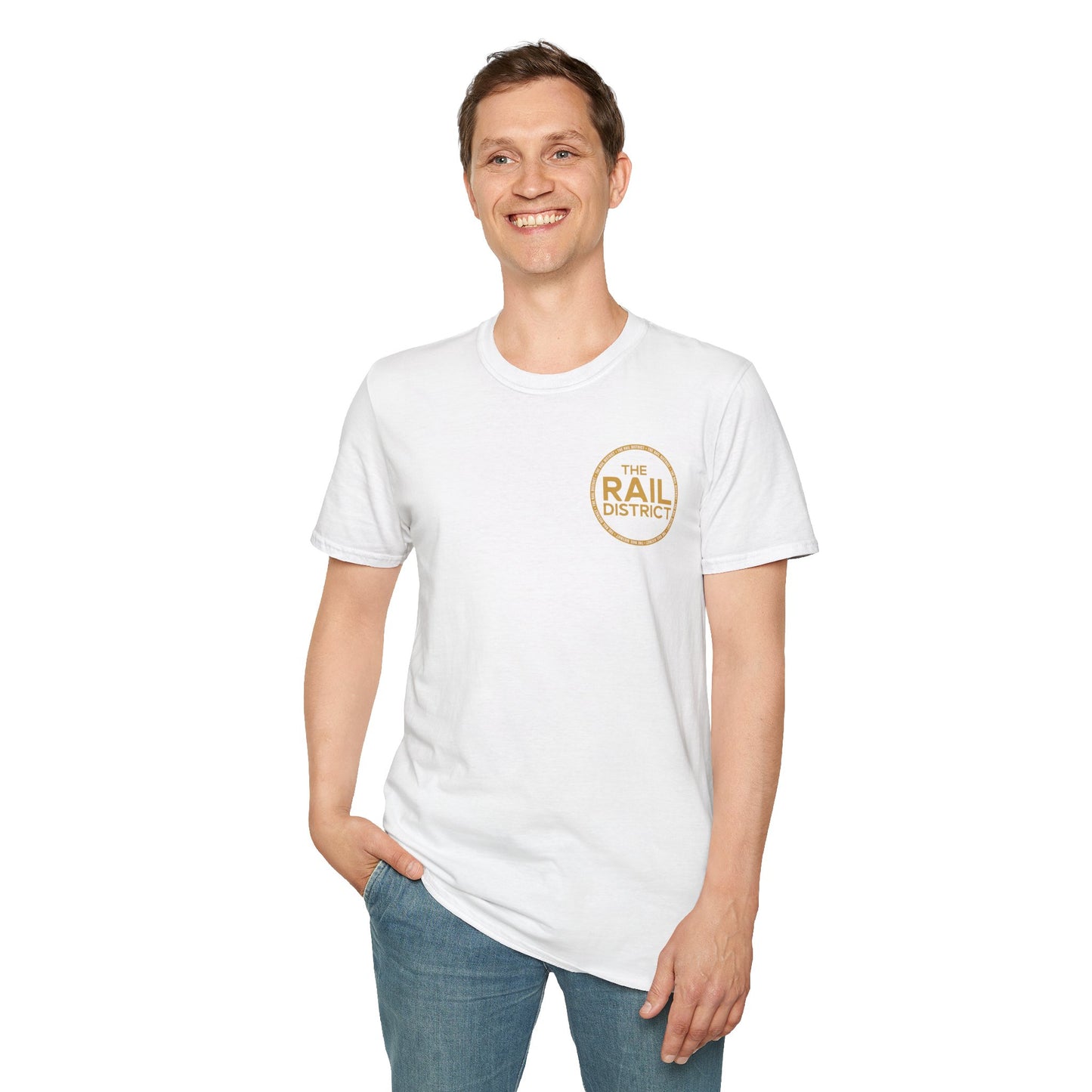 Rail District Unisex T-Shirt, Vintage Style Tee, Georgia Souvenir Shirt, Casual Wear, Gift for Friends and Family