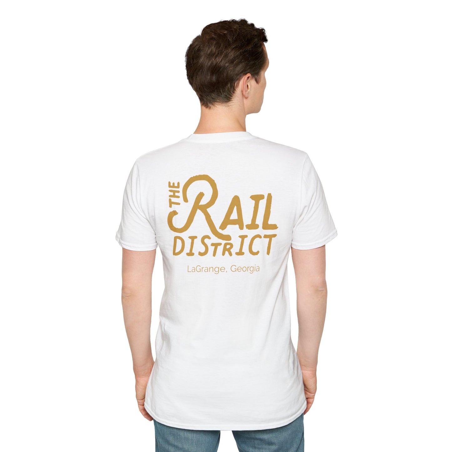 Rail District Unisex T-Shirt, Vintage Style Tee, Georgia Souvenir Shirt, Casual Wear, Gift for Friends and Family
