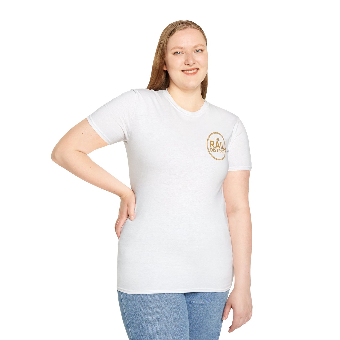 Rail District Unisex T-Shirt, Vintage Style Tee, Georgia Souvenir Shirt, Casual Wear, Gift for Friends and Family