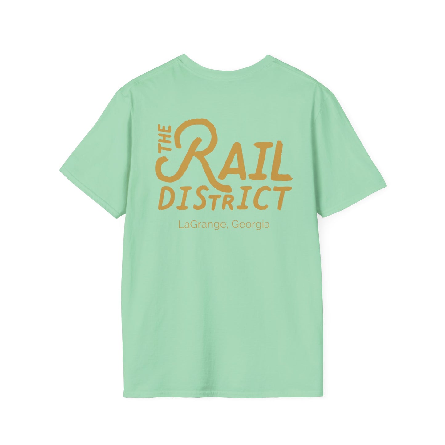 Rail District Unisex T-Shirt, Vintage Style Tee, Georgia Souvenir Shirt, Casual Wear, Gift for Friends and Family
