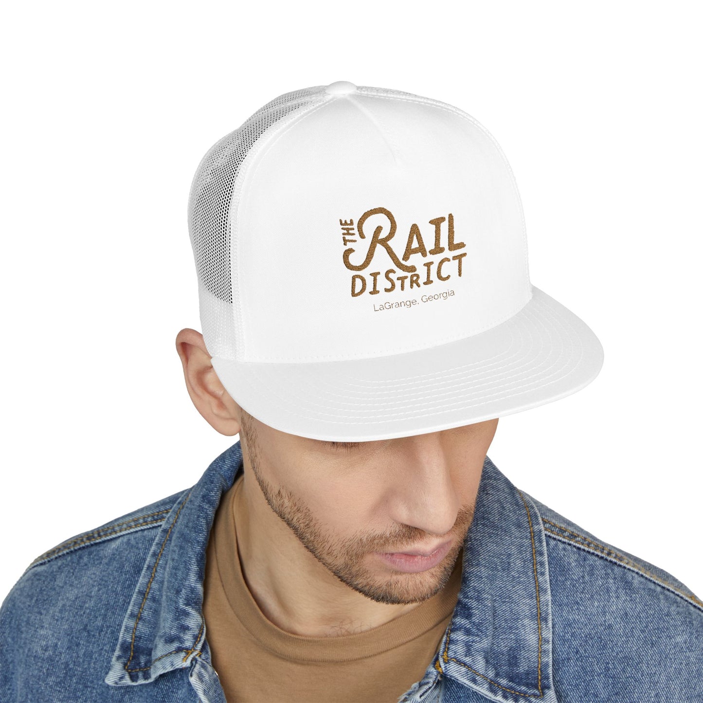 Stylish Embroidered 5 Panel Trucker Cap - Perfect for Casual Outings, Outdoor Adventures, Birthdays, Festivals, and Everyday Wear
