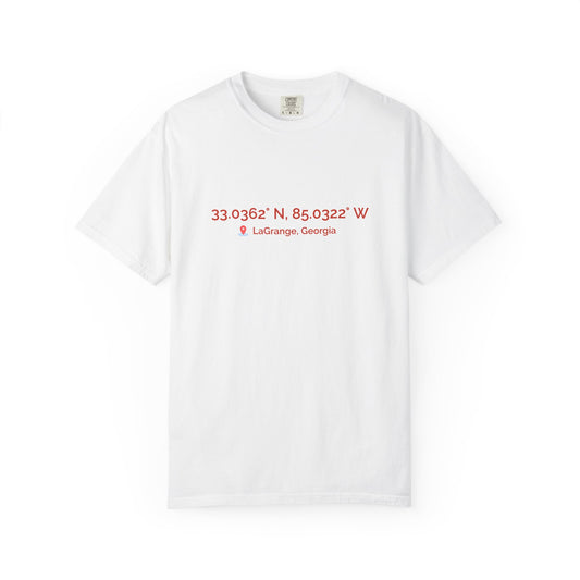 Downtown LaGrange - GPS/QR CODE Red - T-Shirt