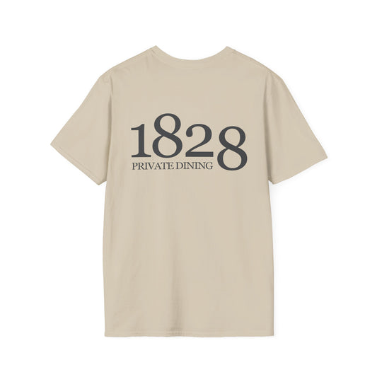1828 Private Dining T-Shirt, Unisex T-Shirt, Vintage Style Tee, Georgia Souvenir Shirt, Casual Wear, Gift for Friends and Family