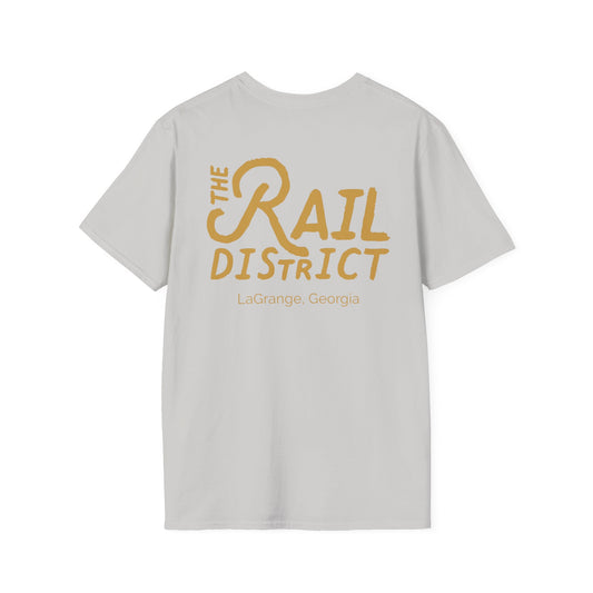Rail District Unisex T-Shirt, Vintage Style Tee, Georgia Souvenir Shirt, Casual Wear, Gift for Friends and Family