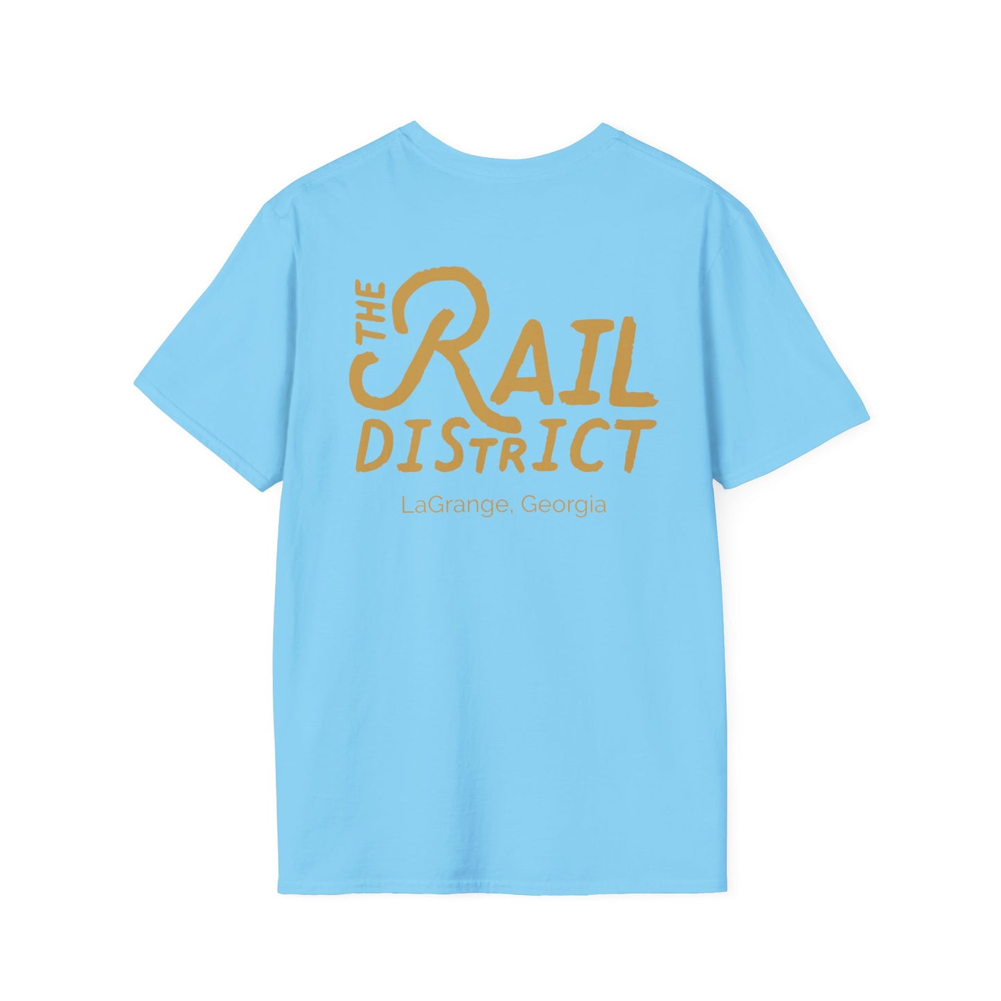 Rail District Unisex T-Shirt, Vintage Style Tee, Georgia Souvenir Shirt, Casual Wear, Gift for Friends and Family