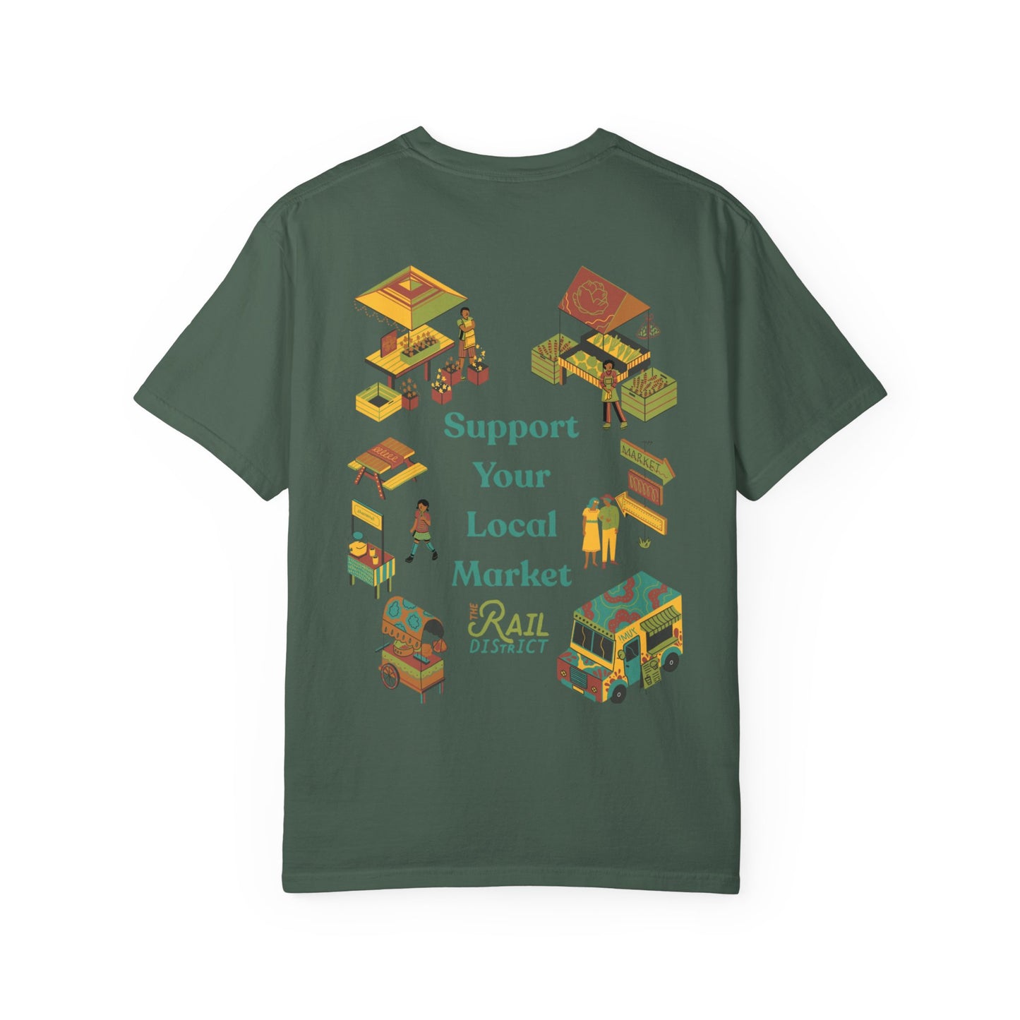 Support Your Local Market - Market at Rail District- Unisex T-Shirt