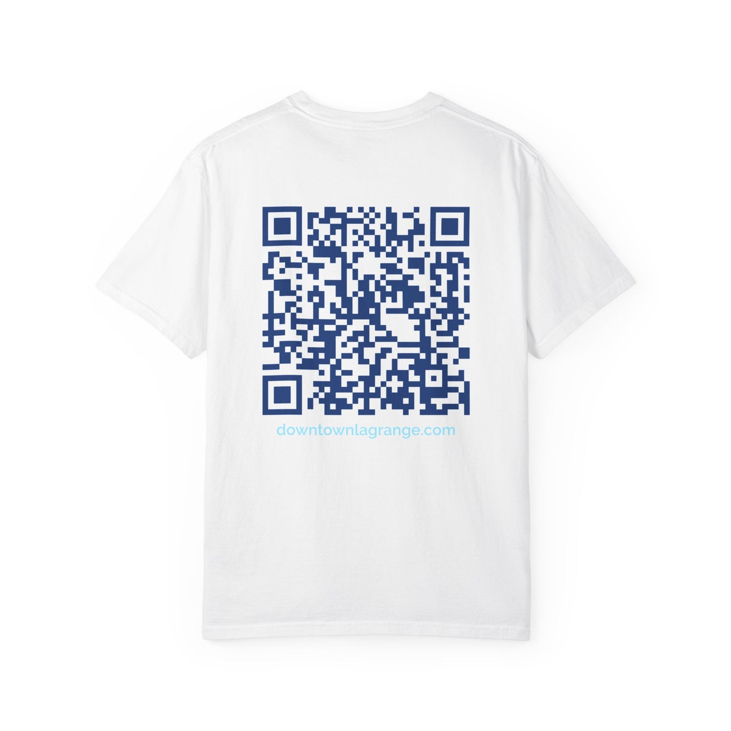 Downtown LaGrange - GPS/QR CODE Blue - T-Shirt